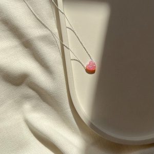 قلب اپال صورتی