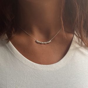 گردنبند نقره مینیمال